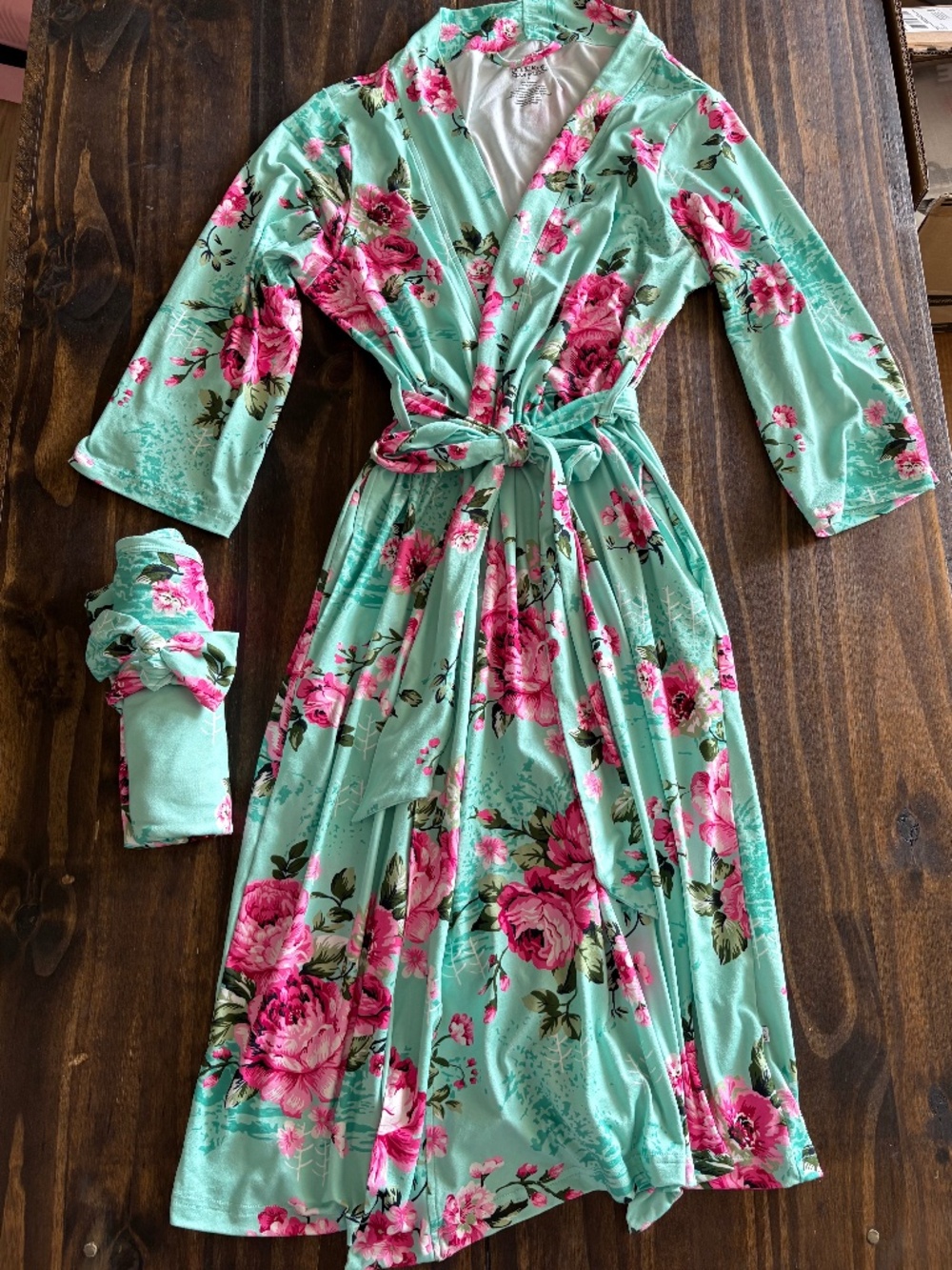 Valentina robe & swaddle set